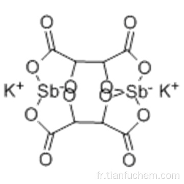 Tartrate de potassium L-Antimoine CAS 11071-15-1